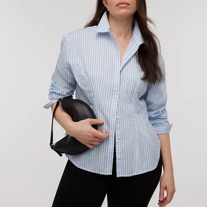 NWT - Madewell Darted Long-Sleeve Button-Up Shirt